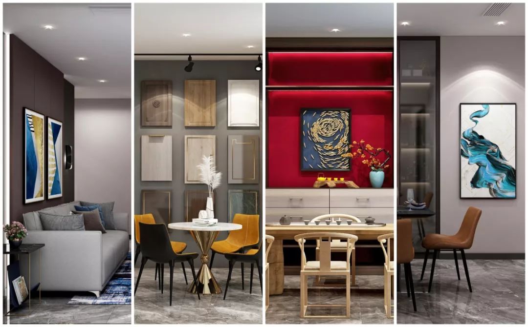 華洲木業︱贛州代理商85㎡ 復式展廳空間展示設計方案(圖2)