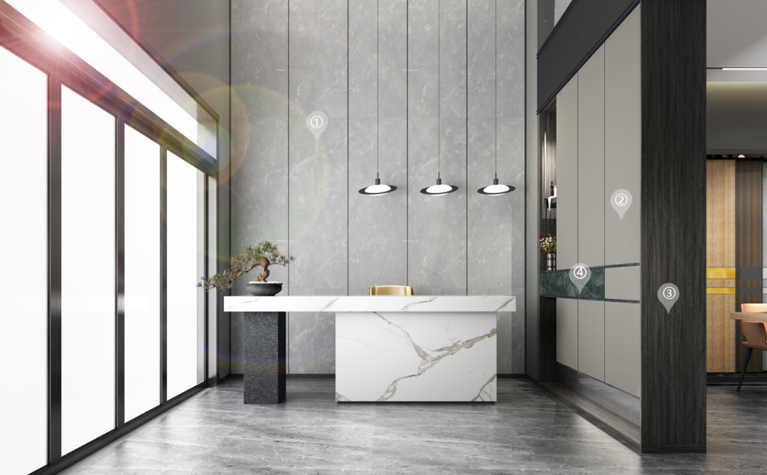 華洲木業︱廣西梧州戰略合作商 168㎡ 復式展廳空間設計案例(圖2)