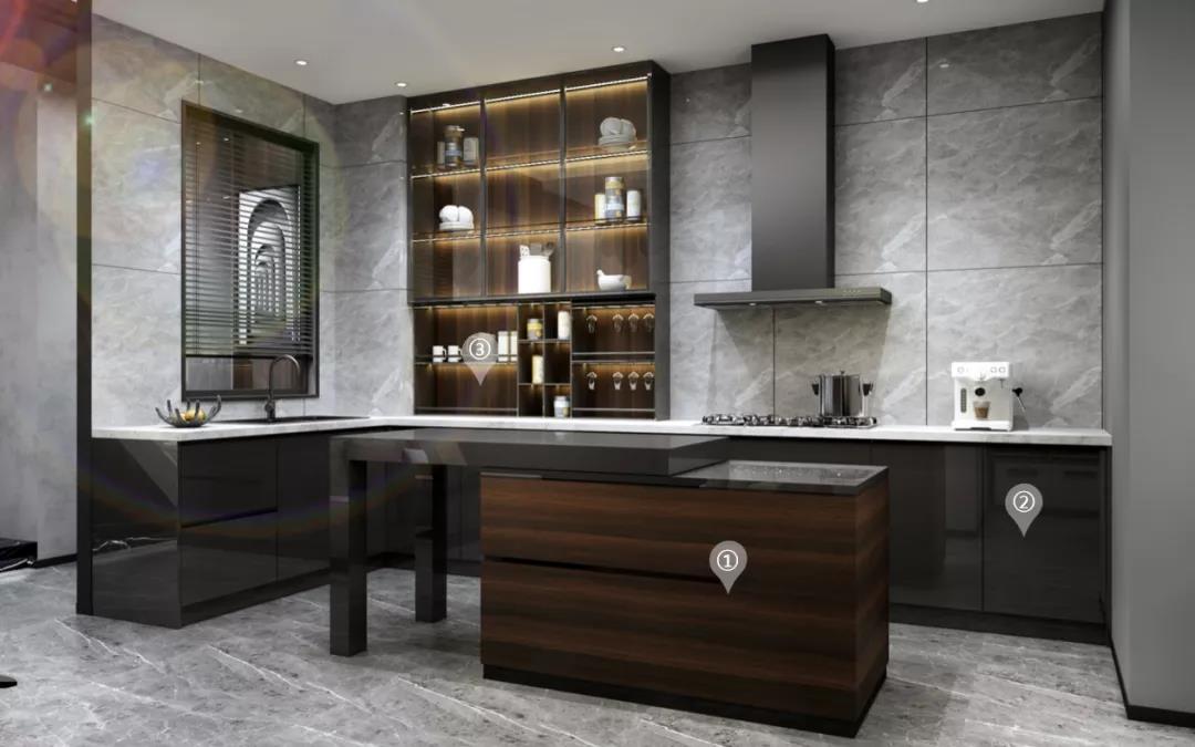 華洲木業︱廣西梧州戰略合作商 168㎡ 復式展廳空間設計案例(圖5)