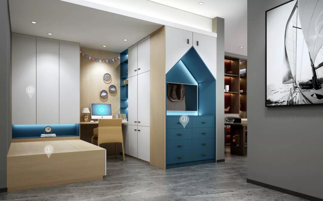 華洲木業︱廣西梧州戰略合作商 168㎡ 復式展廳空間設計案例(圖11)