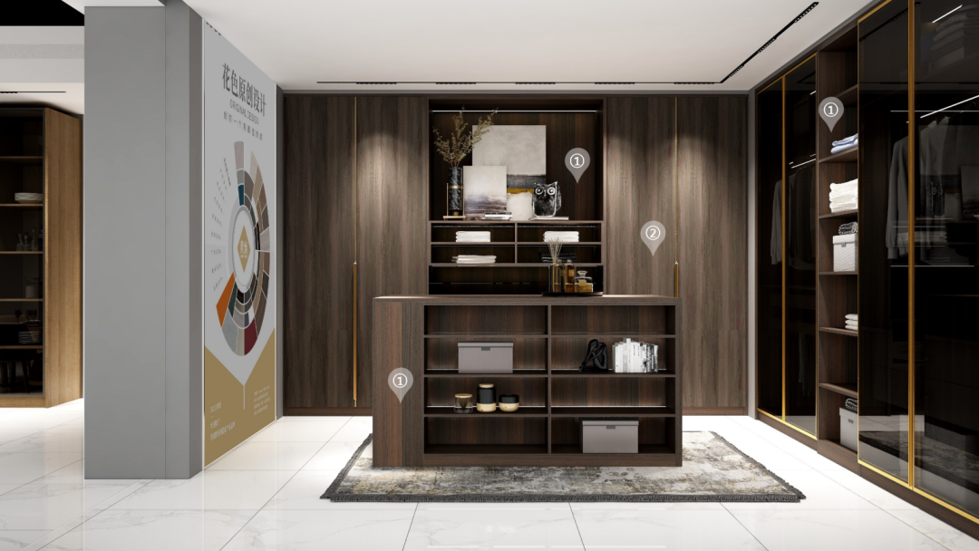 華洲木業︱廣東佛山戰略合作商 260㎡ 復式展廳空間設計案例(圖2)