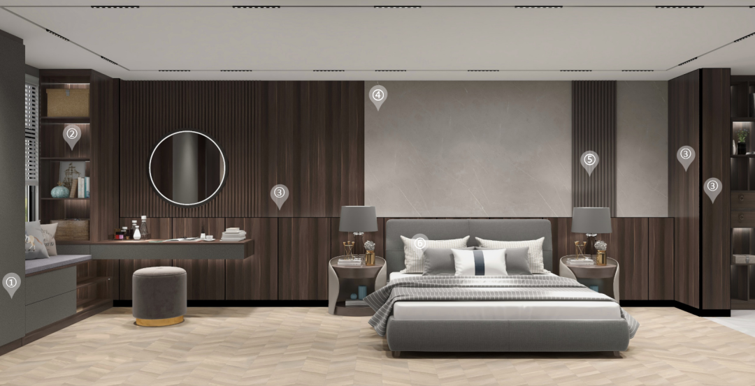 華洲木業︱廣東佛山戰略合作商 260㎡ 復式展廳空間設計案例(圖11)