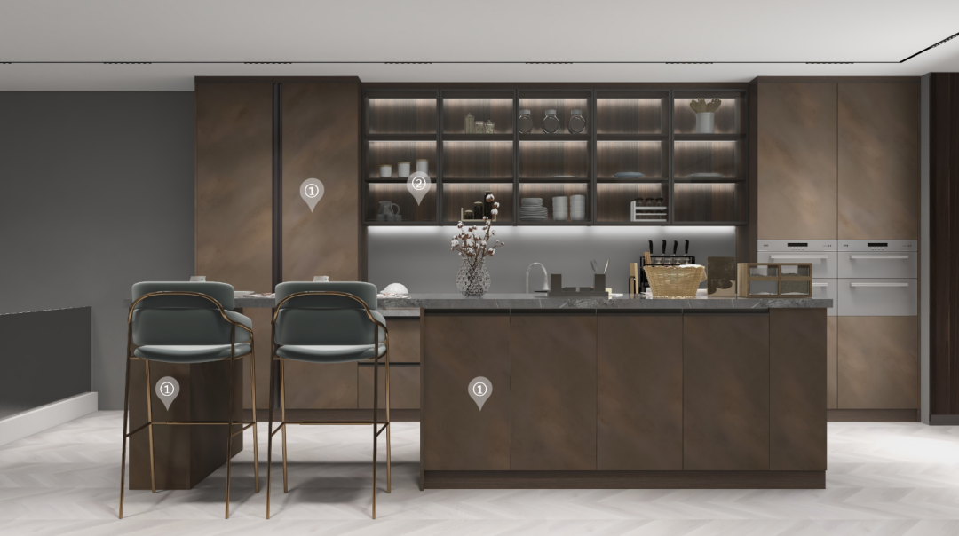 華洲木業︱廣東佛山戰略合作商 260㎡ 復式展廳空間設計案例(圖13)