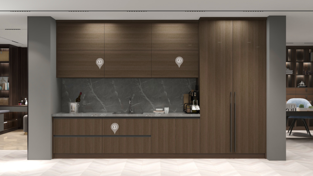 華洲木業︱廣東佛山戰略合作商 260㎡ 復式展廳空間設計案例(圖15)