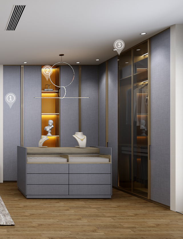 華洲木業︱廣東陽江戰略合作商 266㎡展廳空間設計案例(圖4)