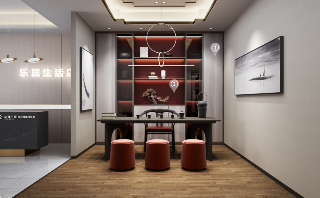 華洲木業︱廣東陽江戰略合作商 266㎡展廳空間設計案例(圖12)