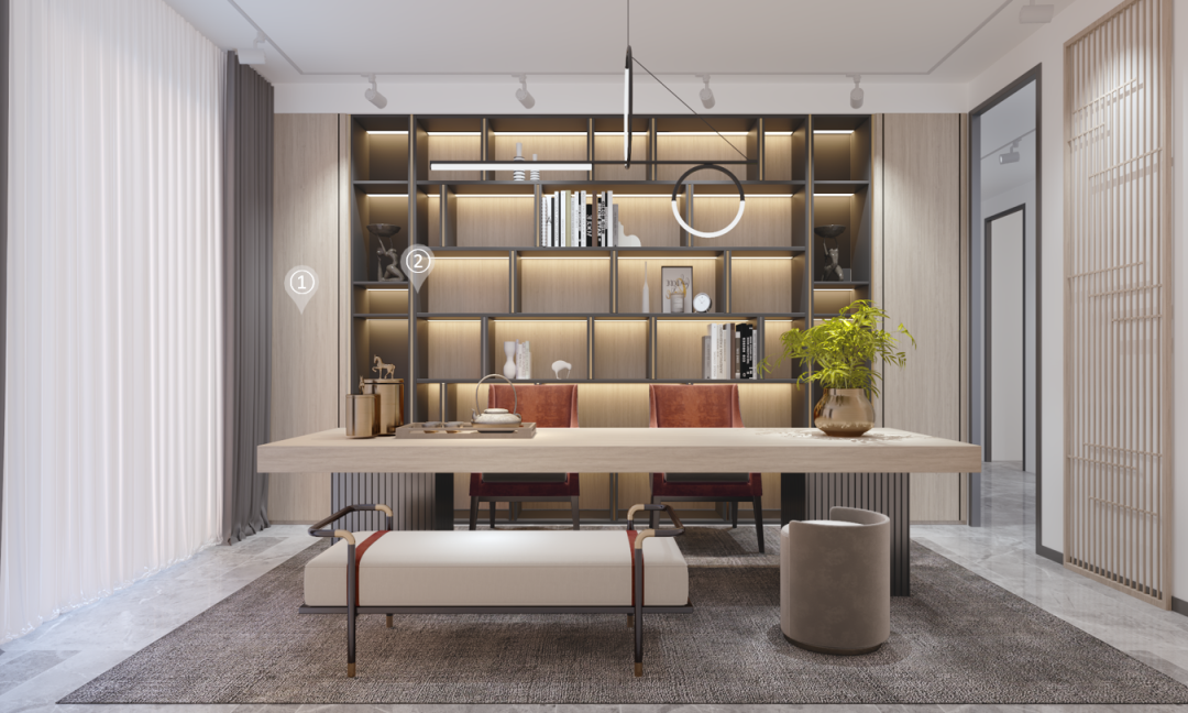 華洲木業︱江西橫峰戰略合作商 235㎡ 展廳空間設計案例(圖12)