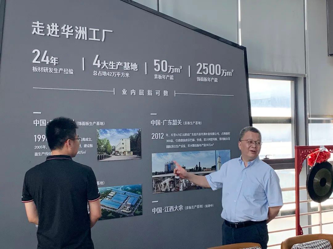 南京林業(yè)大學(xué)一行蒞臨華洲木業(yè)交流訪問(wèn)(圖1)